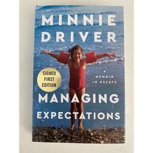 Minnie Driver AUTOGRAPHED/SIGNED Managing Expectations Book ✍️ Hard Cover